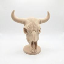 Busto Figure Estatua Cabeça De Gado Boi Touro 18 cm Esqueleto Busto Figure Estatua Cabeça De Gado Boi Touro 18 cm Esqueleto