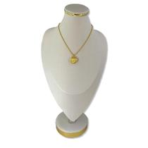 Busto Flecha Base Forrada Offwhite - Base Redonda Dourada Busto Flecha Base Forrada Offwhite - Base Redonda Dourada