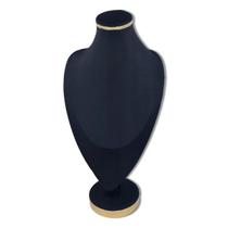 Busto FLECHA Base Forrado PRETO - Base Redonda COM BORDA Tam: PEQUENO