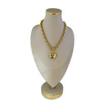 Busto FLECHA - DOURADO Forrado - COM BORDA Tam: MÉDIO
