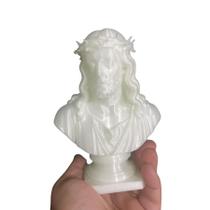 Busto Jesus de 14cm que Brilha no Escuro - Perfeito para Presentes! Busto Jesus de 14cm que Brilha no Escuro - Perfeito para Presentes!