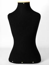 Busto Manequim Feminino Liso Ateliê Costura Loja Moda Costureira Sem Pedestal Tecido Moulage Premium 38 ao 42