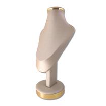 Busto Oval Base Forrada Dourado - Base Redonda Dourada Busto Oval Base Forrada Dourado - Base Redonda Dourada