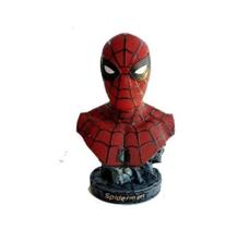 Busto Spider Man Estatua Em Resina - Homem Aranha Envio Já