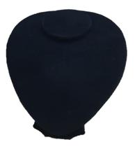 Busto Veludo Pequeno Preto para Colares