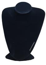 Busto Veludo Preto Médio para Colares Busto Veludo Preto Médio para Colares