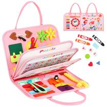 Busy Board 8 em 1 Montessori para Crianças de 1 a 3 Anos Busy Board 8 em 1 Montessori para Crianças de 1 a 3 Anos