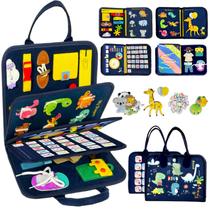 Busy Board Book Qizfun Dinosaur Montessori Toy de 1 a 4 anos Busy Board Book Qizfun Dinosaur Montessori Toy de 1 a 4 anos