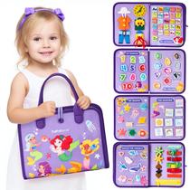 Busy Board hahaland Montessori Toys Menina de 3 anos 7 em 1 Busy Board hahaland Montessori Toys Menina de 3 anos 7 em 1