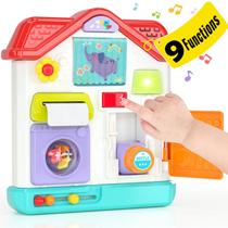 Busy Board Monlekids 9 em 1 Montessori Toys, menina de 1 ano