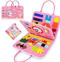 Busy Board Montessori Rosa