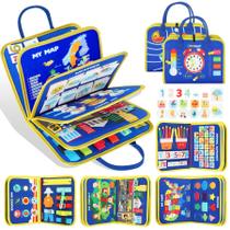 Busy Board Montessori URMYWO (1 a 4 anos) - 12 Atividades Educativas