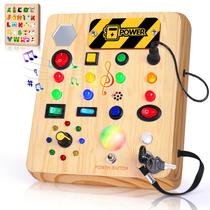 Busy Board TINTECUSA com brinquedo sensorial de luz LED para criança Busy Board TINTECUSA com brinquedo sensorial de luz LED para criança