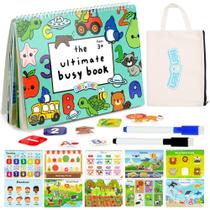 Busy Book BenBen para crianças pequenas, 30 páginas, pré-montado