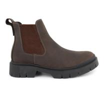 Butina Chelsea em Couro Mustang com Sola Tratotorada Palmilha Gel PU Butina Chelsea em Couro Mustang com Sola Tratotorada Palmilha Gel PU