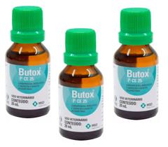 Butox 20ml KIT 3 unidades mata Carrapato, Pulgas, Baratas