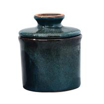 Butter Keeper Crock Teapeak Cerâmica Azul Cerâmica 200mL