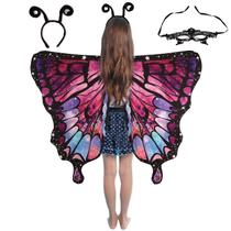 Butterfly Wings LUTER Kids Fairy Butterfly rosa roxo