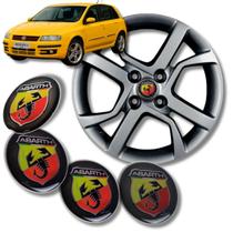 Button para calota Abarth 48MM Degrade resinado RODAS