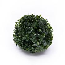 Buxinho Artificial Bola de Grama Decorativa Sintética Verde 17cm - D'Rossi