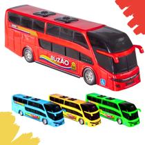 Buzão Ônibus de Brinquedo 2 Andares com Adesivos MODELO GRANDE