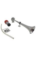 Buzina Ar Eletropneumática Cromada com Compressor Ar 12v Buzina Ar Eletropneumática Cromada com Compressor Ar 12v
