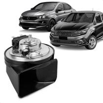 Buzina Automotiva Argo Cronos 2020 a 2024 Am80sx H Conector Uscar Agudo 12v Caracol 2 Terminais