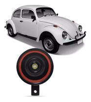 Buzina Automotiva Elétrica Paquerinha Fusca 1953 A 1996 Preta Uni