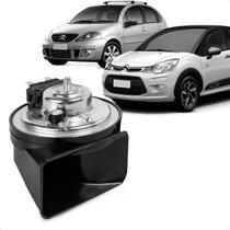 Buzina Automotiva Fiamm C3 2004 a 2021 Am80sx H Conector Sicma Branco Agudo 12v Caracol 2 Terminais