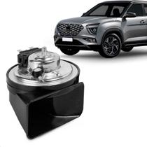Buzina Automotiva Fiamm Creta Novo 2022 a 2024 Am80sx L Conector Kum Grave 12v Caracol 2 Terminais