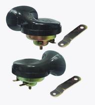 Buzina caracol 2 terminais 12v par universal avx70215