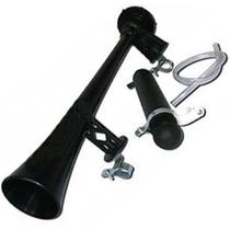 Buzina Corneta Jumbinho Com Bomba Ar Preto