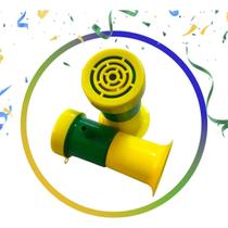 Buzina Corneta Verde E Amarela Para Torcida Com Som Forte Copa do Mundo Festa, Eventos, Manifestações 13Cm Com COrdão Buzina Corneta Verde E Amarela Para Torcida Com Som Forte Copa do Mundo Festa, Eventos, Manifestações 13Cm Com COrdão