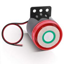 Buzina de sirene de alarme piezoelétrico Buzzer ICstation DC 12V 120dB Buzina de sirene de alarme piezoelétrico Buzzer ICstation DC 12V 120dB