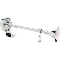 Buzina Elétrica Corneta Simples Aço Inox Seachoice 12v