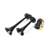 Buzina Elétrica De 150dB Para Carro, Moto, Barco E Caminhão Com Compressor De Ar, Trompetas Duplas,