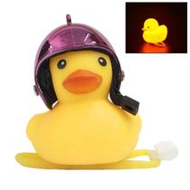 Buzina Fon Fon Com Led Pato Com Capacete Rosa Buzina Fon Fon Com Led Pato Com Capacete Rosa