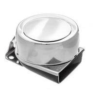 Buzina Marítima 1 Corneta Caracol Elétrica 12Volts Aço Inox Buzina Marítima 1 Corneta Caracol Elétrica 12Volts Aço Inox