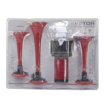Buzinas Eletropneumática 3 Cornetas 12v Vetor