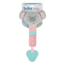 Buzininha Chocalho Com Mordedor Coala Rosa 14412 - Buba Buzininha Chocalho Com Mordedor Coala Rosa 14412 - Buba