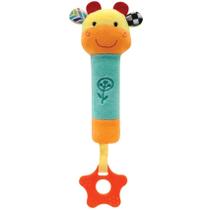 Buzininha com Mordedor Happy Zoo Brinquedo Infantil Bebê Buba Girafinha Baby Girafa Presente