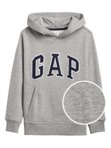 Buzo con Capucha para Niño Logo GAP Gris Claro Talla Grande Buzo con Capucha para Niño Logo GAP Gris Claro Talla Grande