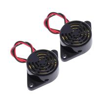 Buzzer Piezoelétrico 12V 100dB 2 PCS Icstation Alarme Sirene Som Contínuo Para Motocicleta