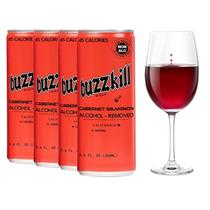 Buzzkill Wines Cabernet Sauvignon Sem Álcool 4 Unidades de 250 ml