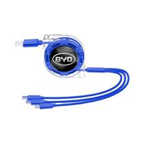 BYD Atto 3 Yuan plus Han Tang EV F3 E6 Dmi Song F0 Qin pro G3 I3 E Carregador Rápido 3 Em 1 Cabo De