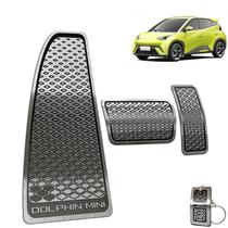 BYD Dolphin Mini 2023/2025 Pedaleira At E Descanso Em Inox