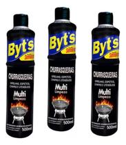 Byts Limpa Churrasqueira Tradicional 3un 500ml
