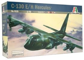C-130 E/h Hercules 1/72 Italeri 015 - Kit para montar e pintar - Plastimodelismo