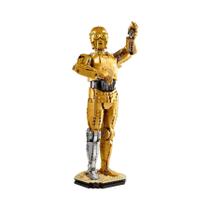 C-3PO Droid Action Figure Modelo Blocos De Construção 1140pcs MOC 75398 Space Wars Brinquedo