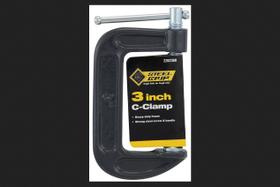 C-Clamp Steelgrip 7,5 cm com abertura de mandíbula de aço 3" C-Clamp Steelgrip 7,5 cm com abertura de mandíbula de aço 3"